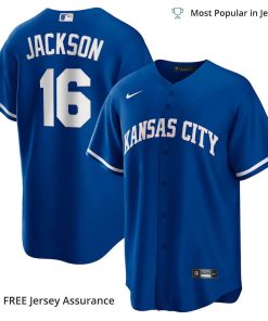 Men's Kansas City Royals Bo Jackson Royals Jersey, Nike Royal Alternate Cooperstown Collection MLB Replica Jersey - Best MLB Jerseys