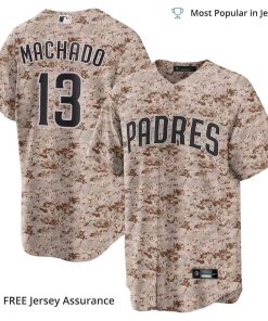 Men’s Machado Jersey Padres, Nike Camo USMC Alternate MLB Replica Jersey – Best MLB Jerseys