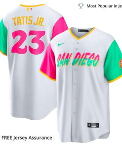 Men’s San Diego Padres Tatis City Connect Jersey, Nike White 2022 MLB Replica Jersey – Best MLB Jerseys