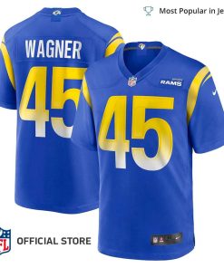 NFL Jersey Men’s Los Angeles Rams Bobby Wagner Rams Jersey, Nike Royal Game Jersey
