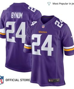 NFL Jersey Men’s Minnesota Vikings Camryn Bynum Jersey, Nike Purple Player Game Jersey