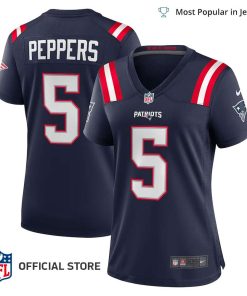 NFL Jersey Women’s New England Patriots Jabrill Peppers Jersey, Nike Navy Game Player Jersey