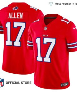 NFL Jersey Men’s Buffalo Bills Josh Allen Jersey, Nike Red Vapor F.U.S.E. Limited Jersey