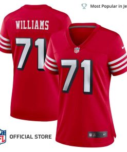 NFL Jersey Women’s San Francisco 49ers Trent Williams Jersey Scarlet Alternate Game Jersey