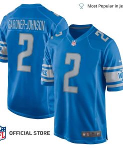 NFL Jersey Men's Detroit Lions CJ Gardner Johnson Jersey, Nike Blue Game Player Jersey