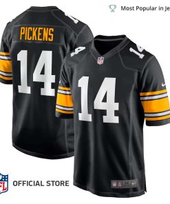 NFL Jersey Men’s Pittsburgh Steelers George Pickens Color Rush Jersey, Nike Black Alternate Game Player Jersey
