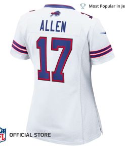 NFL Jersey Women's Buffalo Bills Josh Allen Jersey, Nike White Game Player Jersey