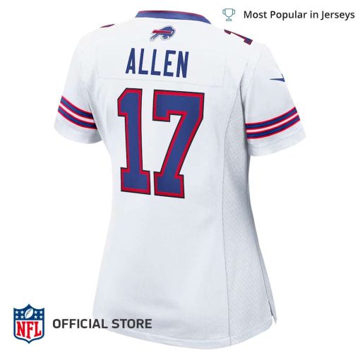 NFL Jersey Women’s Buffalo Bills Josh Allen Jersey, Nike White Game Player Jersey