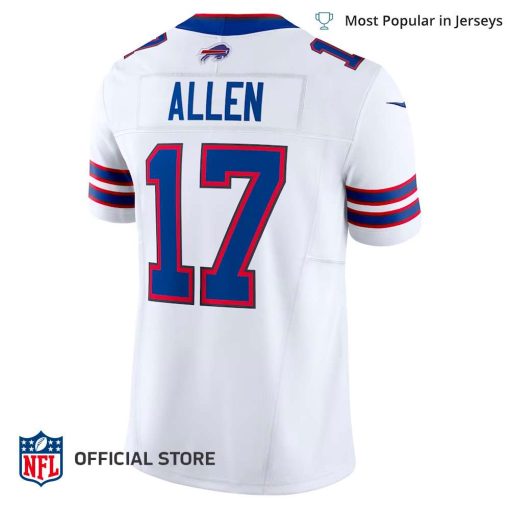 NFL Jersey Men’s Buffalo Bills Josh Allen Jersey, Nike White Vapor F.U.S.E. Limited Jersey