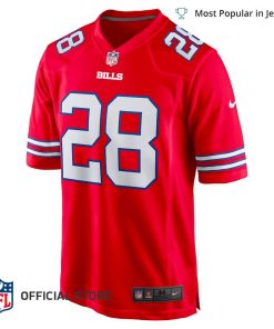 NFL Jersey Men's Buffalo Bills James Cook Jersey, Nike Red Alternate Game Jersey