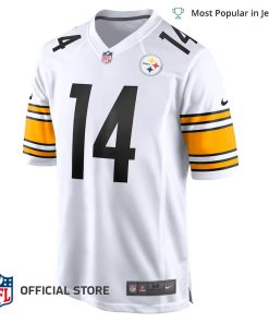 NFL Jersey Men's Pittsburgh Steelers George Pickens Color Rush Jersey, Nike White Game Player Jersey