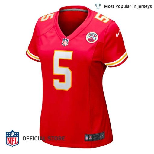 NFL Jersey Women’s Kansas City Chiefs Tommy Townsend Jersey, Nike Red Game Jersey