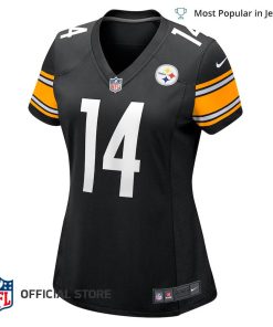 NFL Jersey Women's Pittsburgh Steelers George Pickens Color Rush Jersey, Nike Black Game Player Jersey