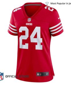 NFL Jersey Women's San Francisco 49ers Jordan Mason Jersey, Nike Scarlet Game Player Jersey