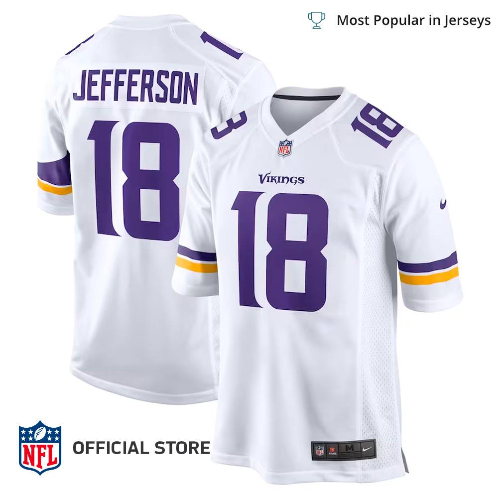 NFL Jersey Men's Minnesota Vikings Justin Jefferson Color Rush