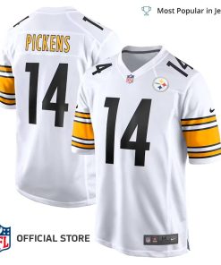 NFL Jersey Men’s Pittsburgh Steelers George Pickens Color Rush Jersey, Nike White Game Player Jersey