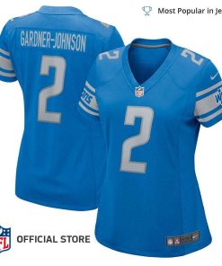 NFL Jersey Women’s Detroit Lions CJ Gardner Johnson Jersey, Nike Blue Game Player Jersey