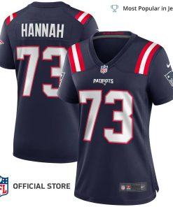 NFL Jersey Women’s New England Patriots John Hannah Jersey, Nike Navy Game Retired Player Jersey