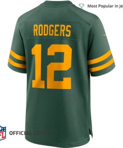 Aaron Rodgers Green Bay Packers Nike Captain Vapor Limited Jersey