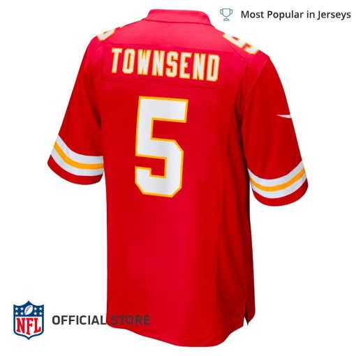 NFL Jersey Men’s Kansas City Chiefs Tommy Townsend Jersey, Nike Red Game Jersey