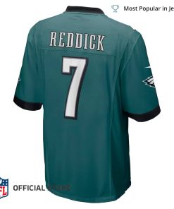 NFL Jersey Men's Philadelphia Eagles Haason Reddick Super Bowl Jersey, Nike Midnight Green Super Bowl LVII Patch Game Jersey