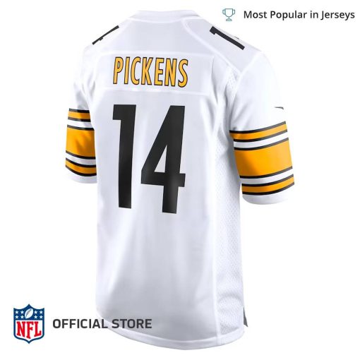 NFL Jersey Men’s Pittsburgh Steelers George Pickens Color Rush Jersey, Nike White Game Player Jersey