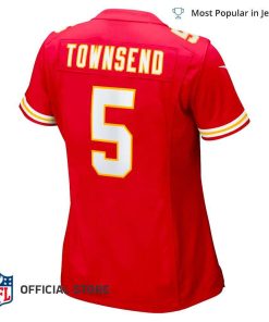 NFL Jersey Women's Kansas City Chiefs Tommy Townsend Jersey, Nike Red Game Jersey