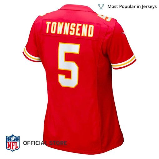 NFL Jersey Women’s Kansas City Chiefs Tommy Townsend Jersey, Nike Red Game Jersey