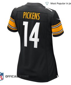 NFL Jersey Women's Pittsburgh Steelers George Pickens Color Rush Jersey, Nike Black Game Player Jersey