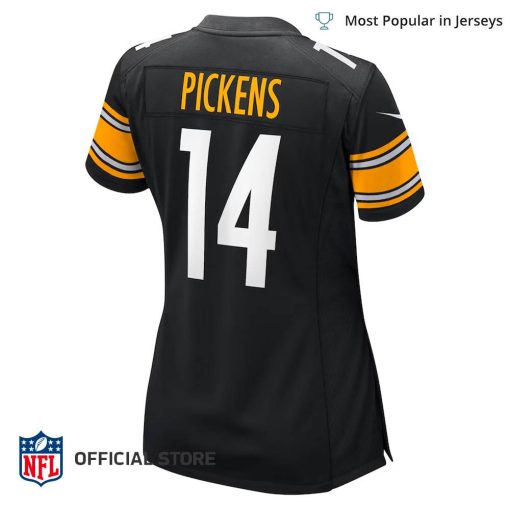 NFL Jersey Women’s Pittsburgh Steelers George Pickens Color Rush Jersey, Nike Black Game Player Jersey