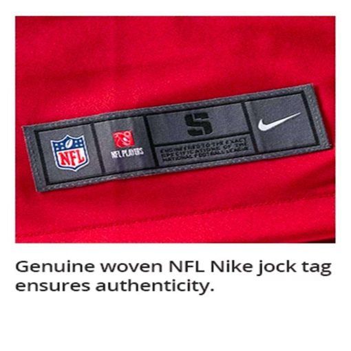 NFL Jersey Women’s San Francisco 49ers Jordan Mason Jersey, Nike Scarlet Game Player Jersey