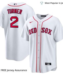 Men’s Boston Red Sox Justin Turner Jerseys, Nike White/Red Home MLB Replica Jersey – Best MLB Jerseys
