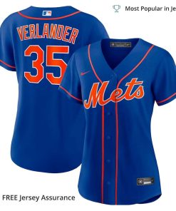 Women’s New York Mets Verlander Jersey, Nike Royal Alternate MLB Replica Jersey – Best MLB Jerseys