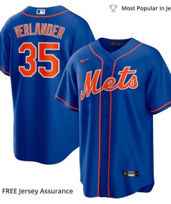 Men’s New York Mets Verlander Jersey, Nike Royal Alternate MLB Replica Jersey – Best MLB Jerseys