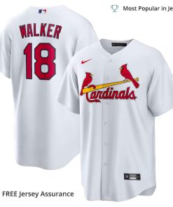 Men’s St. Louis Cardinals Jordan Walker Jersey, Nike White Home MLB Replica Jersey – Best MLB Jerseys