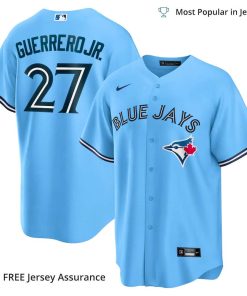 Men’s Toronto Blue Jays Vladimir Guerrero Jr Jersey, Nike Powder Blue Alternate MLB Replica Jersey – Best MLB Jerseys