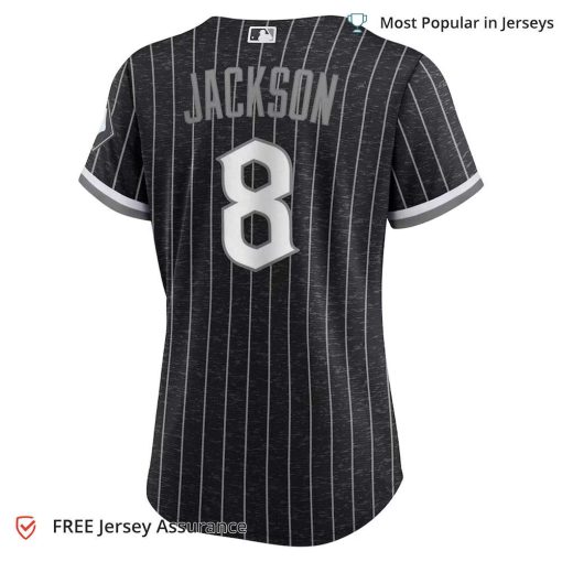 Women’s Bo Jackson White Sox Jersey, Nike Black City Connect MLB Replica Jersey – Best MLB Jerseys