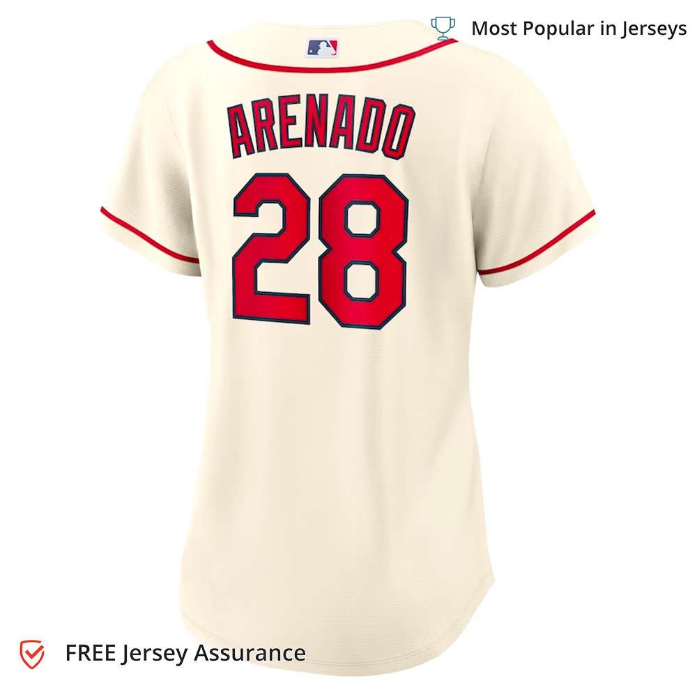 Women's St. Louis Cardinals Nolan Arenado Jersey, Nike Cream Alternate MLB  Replica Jersey - Best MLB Jerseys - Gifts From The Heart At Prices You'll  Love