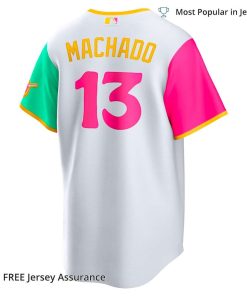Men's San Diego Padres Manny Machado City Connect Jersey, MLB Replica Jersey - Best MLB Jerseys