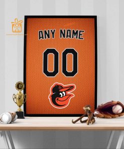 Custom Baltimore Orioles Jersey Poster Print - Perfect for Your Man Cave, Home Office, or Game Room