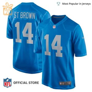 Score Big with Amon Ra St Brown Jersey Top 7 Exclusive Finds at Familygift lowprice Feel the Game Day Thrill