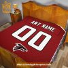 Atlanta Falcons Blanket-Inspired NFL Jersey – Customizable with Names & Number – Perfect Personalized Blankets