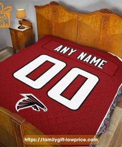 Atlanta Falcons Blanket-Inspired NFL Jersey – Customizable with Names & Number – Perfect Personalized Blankets