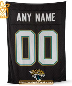 Jacksonville Jaguars Blanket-Inspired NFL Jersey – Customizable with Names & Number - Perfect Personalized Blankets 2
