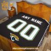 Personalized Jacksonville Jaguars Blanket – NFL Jersey with Custom Name & Number