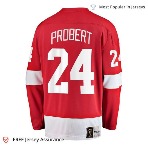 Men’s Bob Probert Jersey – Detroit Red Wings Red Premier Breakaway Retired Player