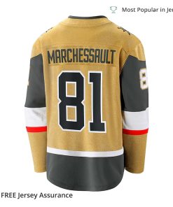 Mens Marchessault Jersey Vegas Golden Knights Gold 2023 Stanley Cup Champions Home Breakaway Player 3