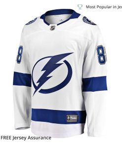 Mens Vasilevskiy Jersey Tampa Bay Lightning White Away Premier Breakaway Player 1