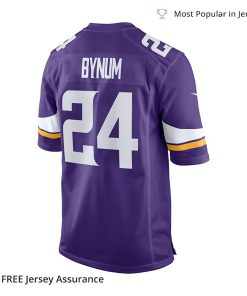 Nike Mens Camryn Bynum Jersey Minnesota Vikings Purple Player Game