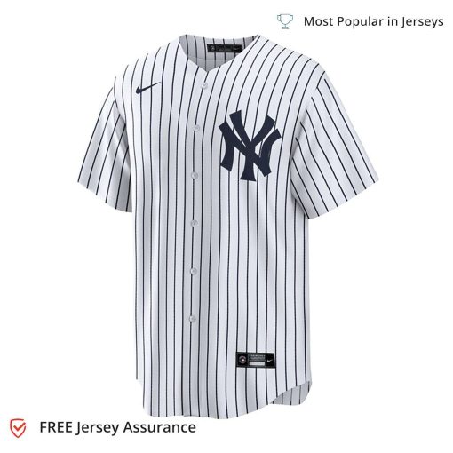 Nike Men’s Harrison Bader Jersey – New York Yankees White Replica Player